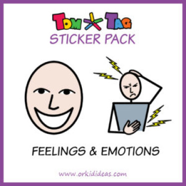 TomTag stickerpakket emoties