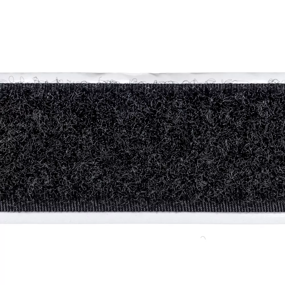 selbstklebendes Klettband, 20 mm, schw, Flauschseite