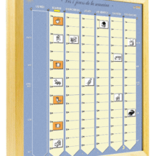 Magnetischer Wochenplaner