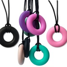 Ring Beiß-Anhänger - teal