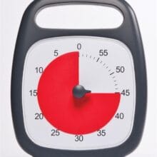 Time Timer PLUS 60 Min. - schwarz