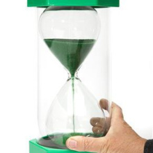 Sanduhr Giga – in 3 Zeiten/Farben - 1 minuut, grün