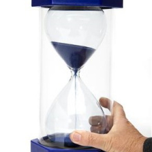 Sanduhr Giga – in 3 Zeiten/Farben - 5 minuten, blau