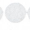 Klettkreise / Klettpunkte weiß - 15 mm (Flauschseite)