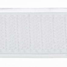 Selbstklebendes Klettband, Hakenseite, 20 mm, weiß