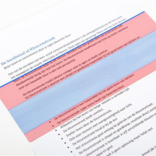 Leselinial Modell DUO - rot