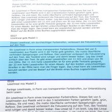 Leselineal Modell Standard