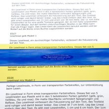 Leselinial Modell DUO - gelb