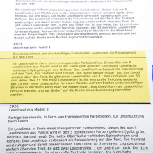 Leselineal Modell Standard - gelb