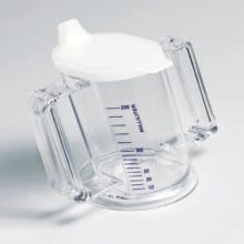 Handy Henro Cup – transparenter, ergonomischer Trinkbecher - Met Ml weergave