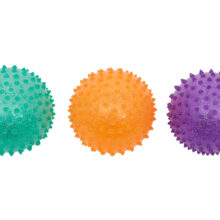 Set mit 3 Glitzer-Noppenbällen – kleine  taktile Stimulationsbälle