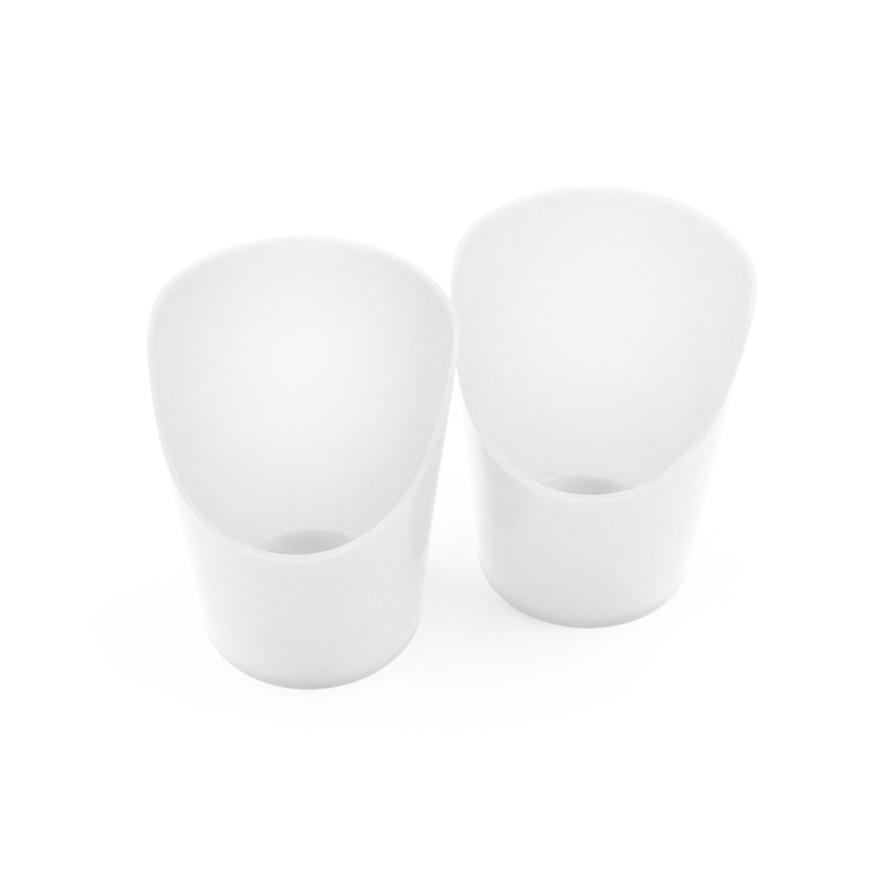 Flexibler Nasenbecher mittel 2er-Pack - weiß